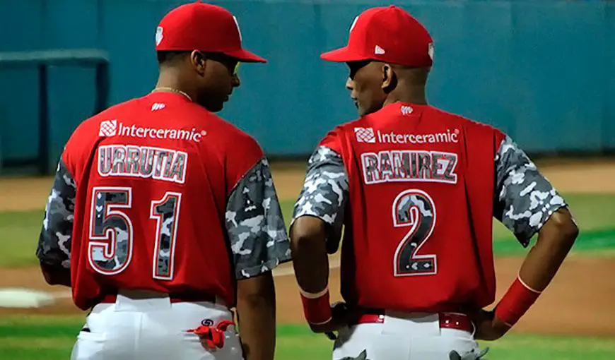 Diablos Rojos vs Cuba urrutia y alexei min Pelota Cubana USA