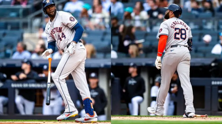 Yordan Alvarez y Jon Singleton impulsan a los Astros, evitando la barrida en el Yankee Stadium