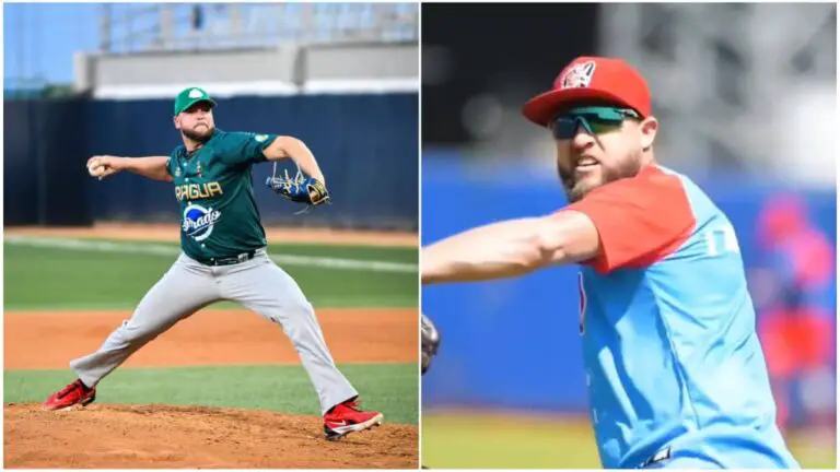 Lázaro Blanco y José Ramón Rodríguez rivales en el Opening Day en Venezuela