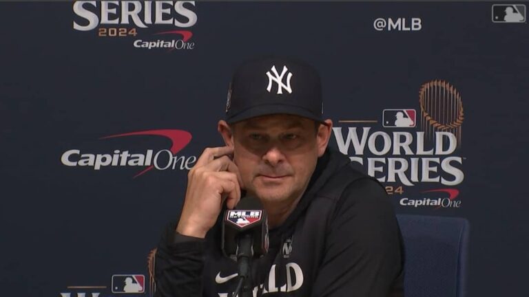 Aaron Boone: "Nadie dijo que iba a ser fácil"