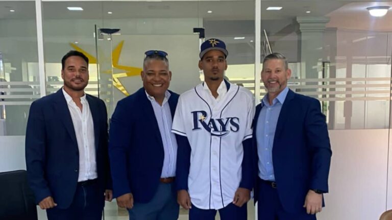 Prospecto cubano Kadil Rubio oficializó firma con Tampa Bay Rays