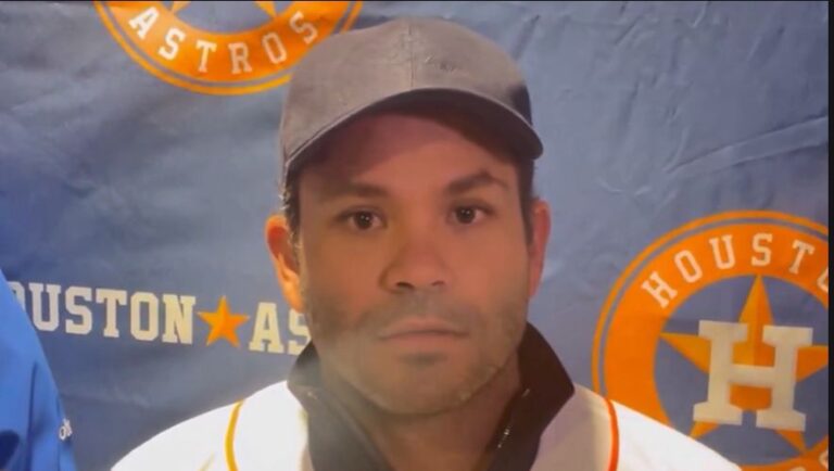 José Altuve sobre jugar en el outfield: “Lo que sea que tenga que hacer para que Breggy regrese”.