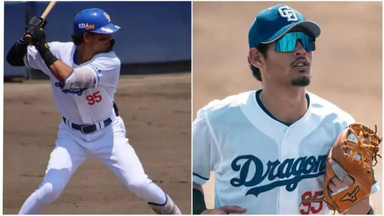 Christian Rodríguez presente en el Spring Training con los Dragones de Chunichi.