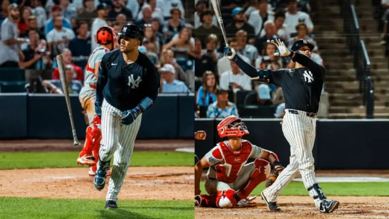 Escarra conecta cuadrangular con Yankees.