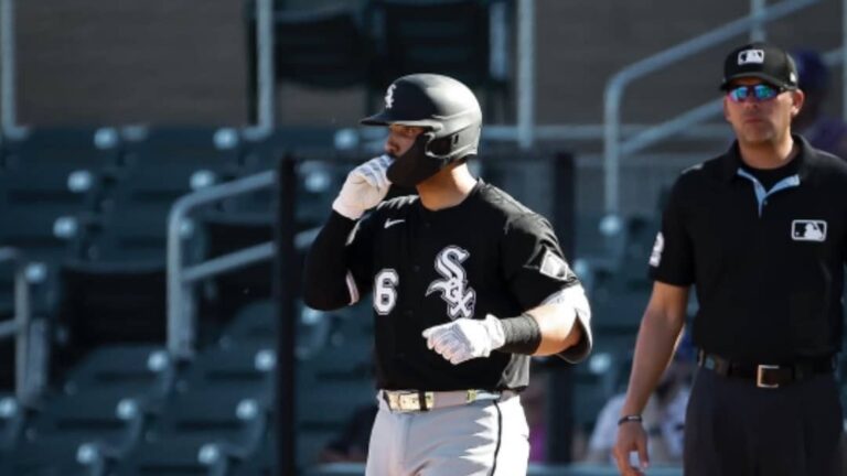 Edgar Quero dispara su primer imparable en MLB