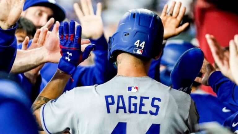 Andy Pagés empuja tres carreras en victoria de Dodgers de Los Ángeles.