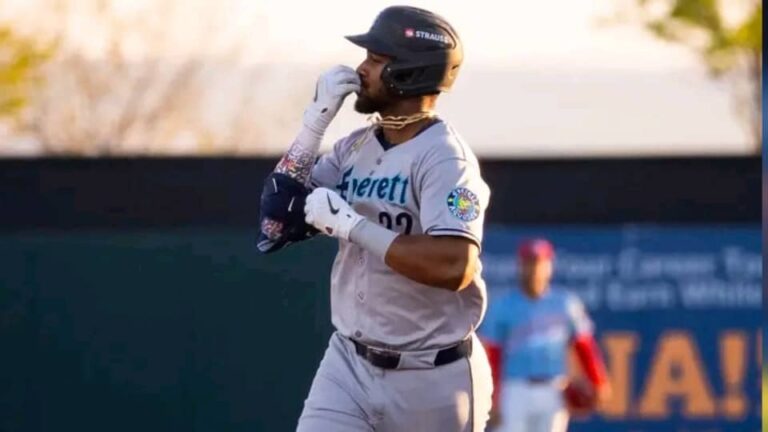 Lázaro Montes se reafirma como líder en jonrones en la Northwest League
