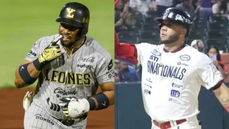 Yadir Drake y Yadiel Hernández la sacan del parque en la Liga Mexicana