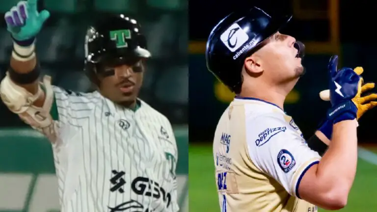 Roel Santos y Aledmys Díaz jonronean en la Liga Mexicana de Béisbol