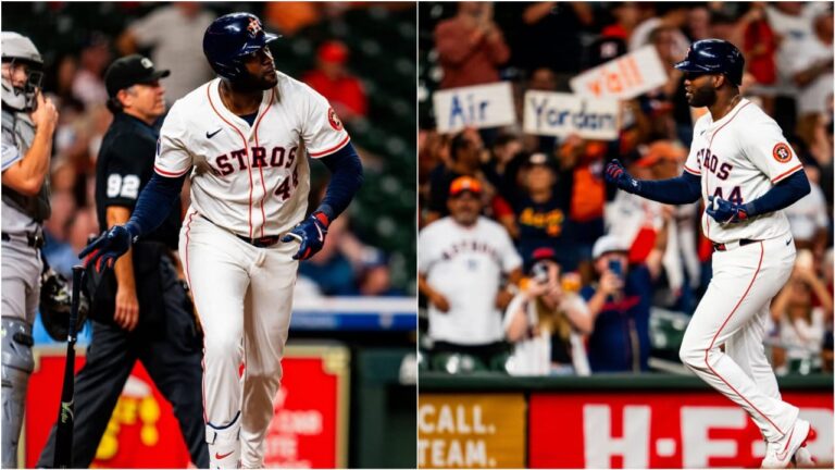 Yordan Álvarez suena par de cañonazos y empuja carrera en triunfo de Houston