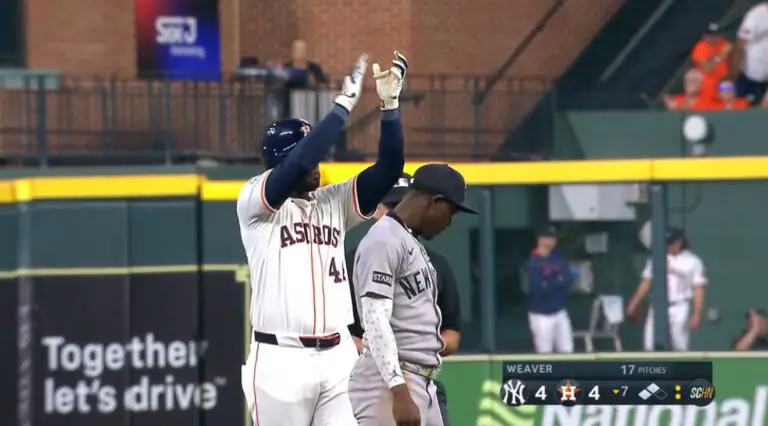 Astros se apoyan en juego de 4 hits de Yordan Álvarez y doblegan a Yankees