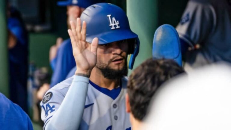 Andy Pagés con noche perfecta en triunfo de Dodgers de Los Ángeles