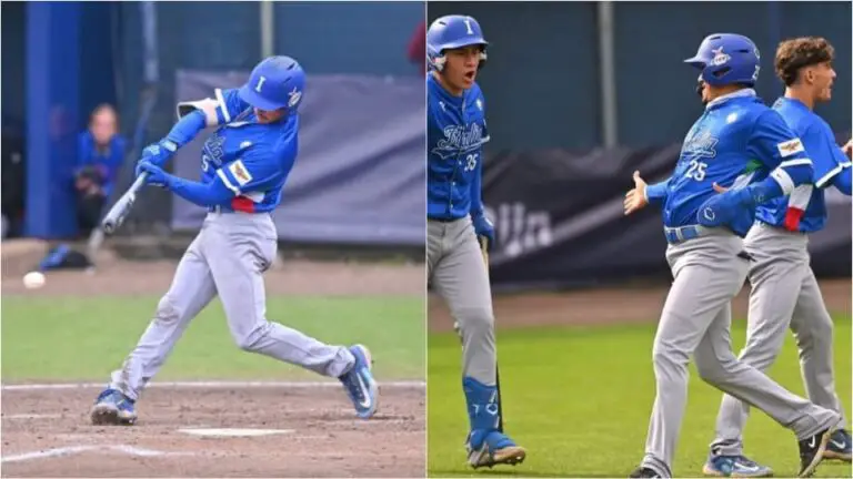 Noel González suma otro duelo multihits y avanza con Italia a la final del Campeonato Europeo