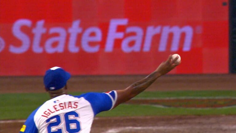 Raisel Iglesias sin anotaciones en diez salidas en el mes de septiembre