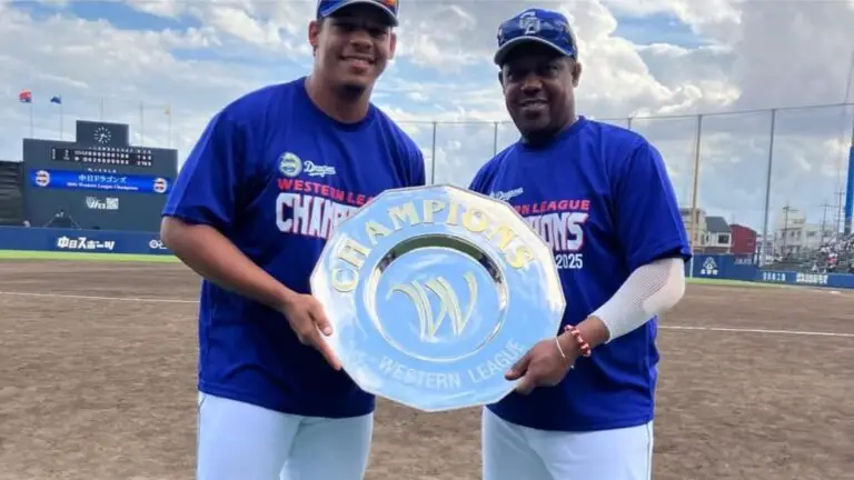 Cubanos en la sucursal de los Dragones de Chunichi se coronan en Ligas Menores japonesas