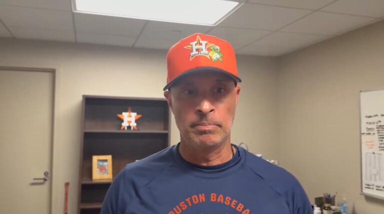 Joe Espada satisfecho luego del primer descalabro de Astros en pretemporada