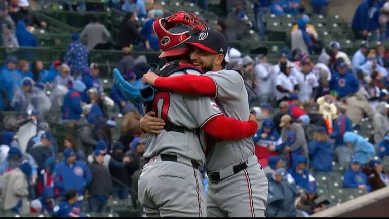 Cionel Pérez aseguró el triunfo de los Nacionales de Washington en el Opening Day