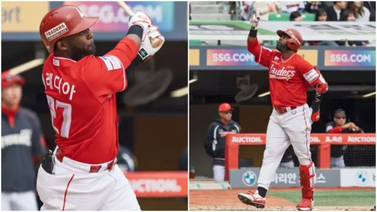 Guillermo Heredia despacha su primer jonrón del año y empuja tres carreras en la KBO