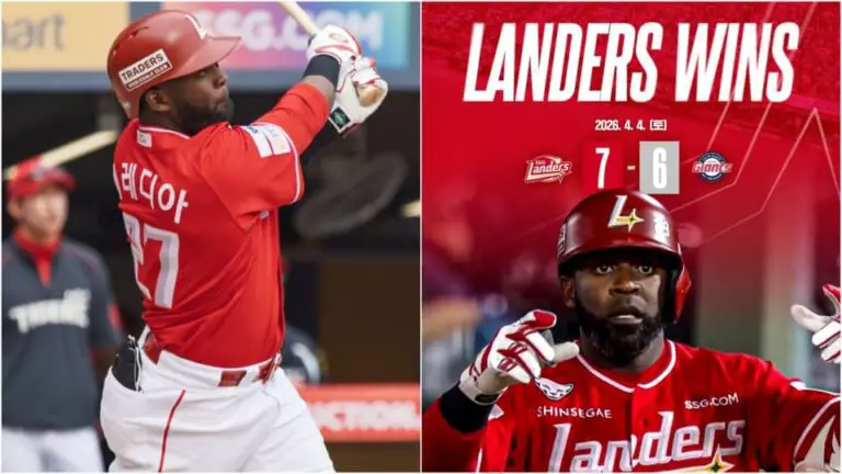 Guillermo Heredia impulsa la carrera de la victoria para su elenco en la KBO Guillermo Heredia impulsa la carrera de la victoria para su elenco en la KBO