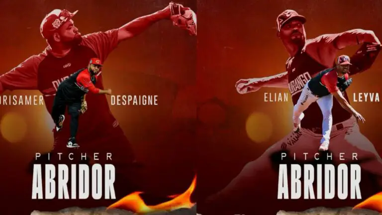 Odrisamer Despaigne y Elián Leyva en rotación de Durango para Serie Inaugural de LMB