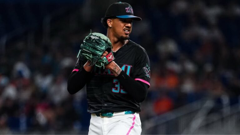 Eury Pérez tuvo su mejor apertura de 2026 mientras Miami cortó su racha de tres derrotas consecutivas Eury Pérez tuvo su mejor apertura de 2026 mientras Miami cortó su racha de tres derrotas consecutivas