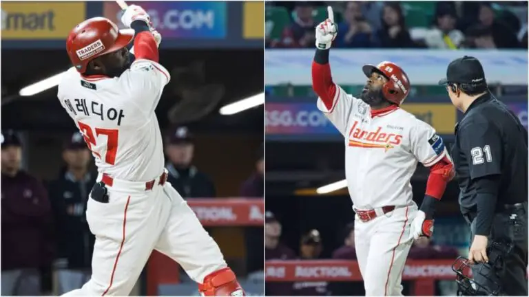 Guillermo Heredia eslabona una cadena de cinco duelos en línea rayando la tarjeta en la KBO El matancero Guillermo Heredia vivió, recientemente, una de sus mejores semanas a la ofensiva en la presente campaña de la KBO, la liga profesional de Corea del Sur. Como muestra de ello, actualmente presenta una cadena activa de cinco duelos en línea rayando la tarjeta. En el período transcurrido entre el 12 y el 17 de mayo, el jardinero izquierdo del SSG Landers solo se marchó en blanco en su primer partido de la semana. En los cinco restantes sonó al menos un imparable, con tres de ellos siendo multihits. En total se marchó en esta etapa de 23-9 (.391), con cuatro anotadas y ocho remolcadas. Su único extrabase de la semana resultó ser un batazo de vuelta completa, poniendo fin así a una sequía de casi un mes en lo referido a conexiones de este tipo pues su último vuelacercas había sucedido el 22 de abril. Estadísticas de Guillermo Heredia en el 2026 Luego de estos compromisos, el campeón de la Serie Mundial 2021 con los Bravos de Atlanta elevó su promedio ofensivo de la temporada a .281 (171-48) tras 42 desafíos disputados. Su cifra de empujadas (38) duplica el total de anotadas (19), mientras que representan el 70.4 % de todas las impulsadas firmadas en el 2025. Acumula seis biangulares e idéntica cantidad de cuadrangulares. No ha tenido éxito en sus dos intentos de robo mientras que su correlación entre boletos y ponches (9-35) resulta, posiblemente, el elemento negativo que más repercute en su rendimiento global. Ello se ve reflejado en un mejorable OBP de .317, al tiempo que presenta un slugging de .421 y OPS de .738. Su actual cadena de cinco desafíos al hilo bateando de hit es la tercera de ese tipo en la contienda del 2026, tras una de siete encuentros firmada al inicio de la justa (del 28 de marzo al 4 de abril) y otra de cinco partidos, del 18 al 23 de abril.