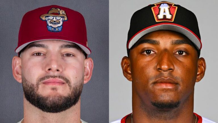 Orlando Martínez y Emmanuel Chapman sobresalen en nivel Doble A entre cubanos