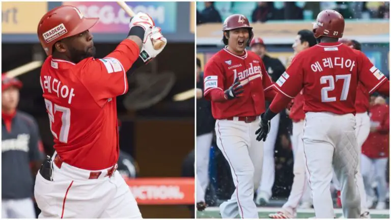 Guillermo Heredia iguala su marca de cinco juegos en línea impulsando carrera en la KBO