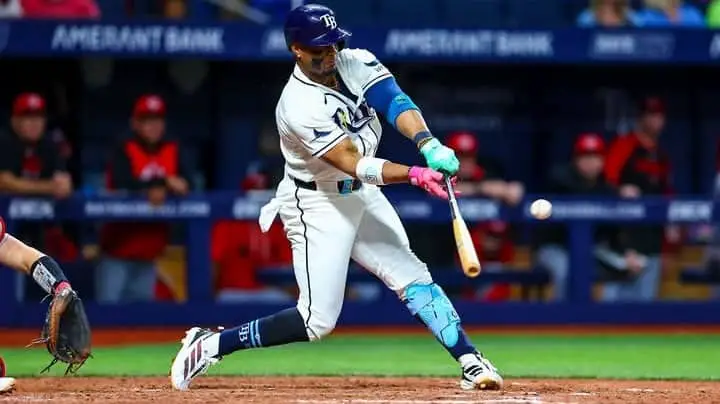 Yandy Díaz duplicó en derrota de Tampa Bay ante Los Angeles Dodgers Yandy Díaz duplicó en derrota de Tampa Bay ante Los Angeles Dodgers