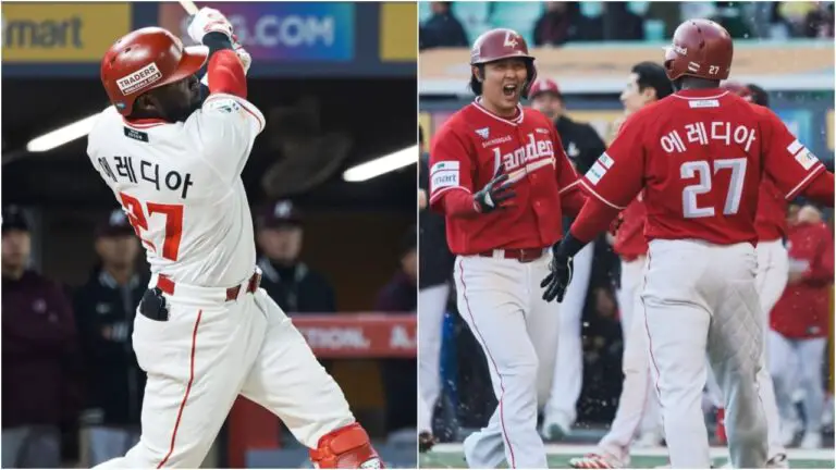 Guillermo Heredia triplica y llega a 10 jonrones en la KBO Guillermo Heredia triplica y llega a 10 jonrones en la KBO
