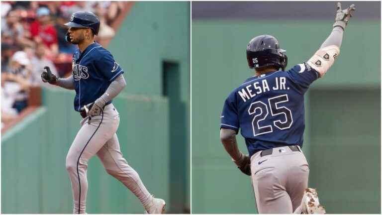 Víctor Mesa Jr. conecta su noveno bambinazo con los Tampa Bay Rays