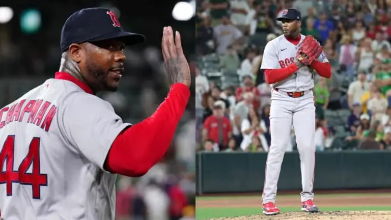 Aroldis Chapman dejó en cero a los Giants y consiguió el salvamento 28 de la temporada