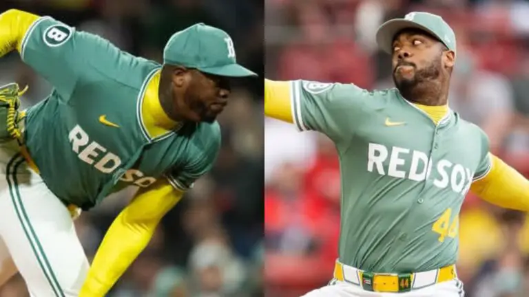 Aroldis Chapman suma otro juego salvado en la temporada 2026 de Grandes Ligas Aroldis Chapman suma otro juego salvado en la temporada 2026 de Grandes Ligas